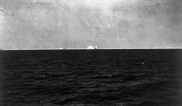 View of the iceberg from aboard the Carpathia